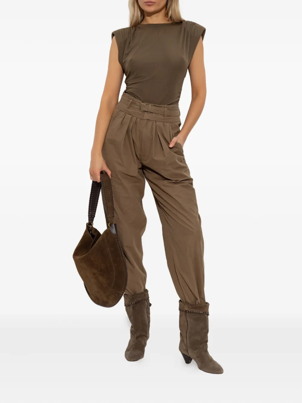 MARANT ÉTOILE gathered-shoulder T-shirt | T-Shirts & Jersey Shirts | Image 2