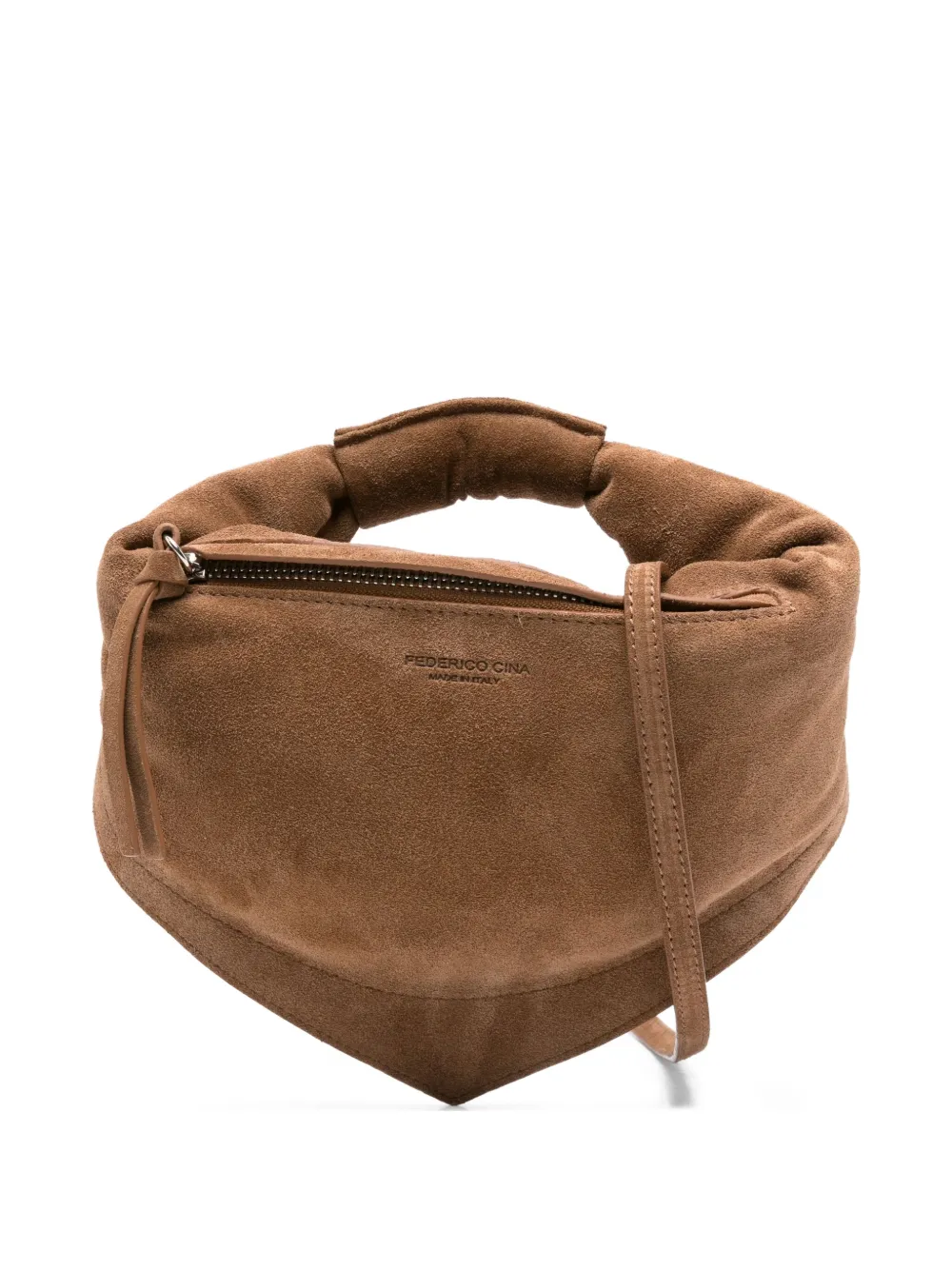 FEDERICO CINA bolso shopper Tortelino mini | marrón | Image 1