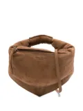 FEDERICO CINA mini Torttelino suede tote bag - Brown
