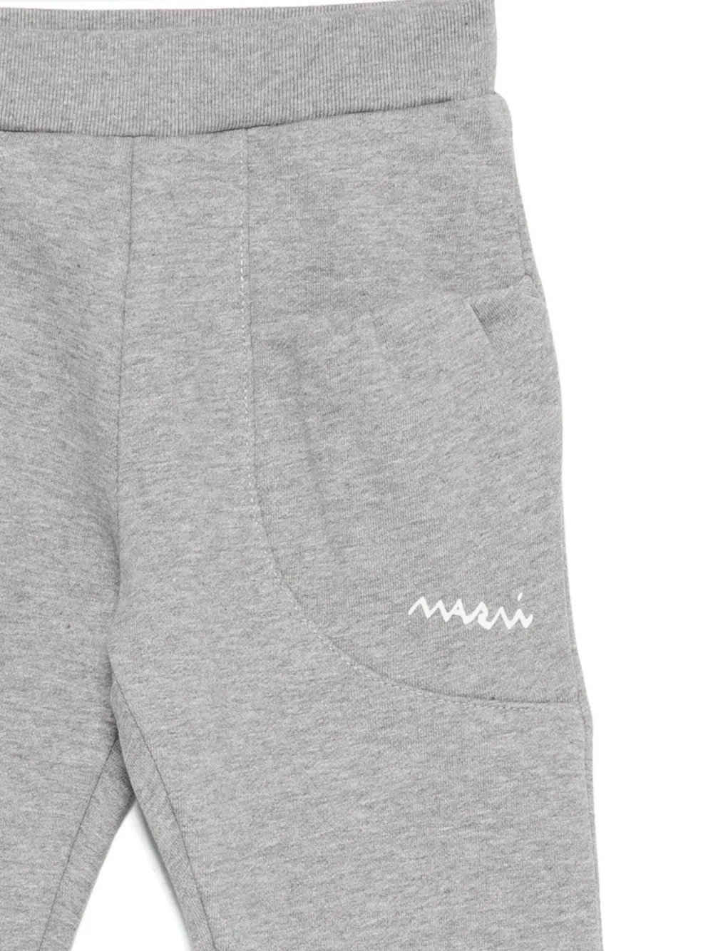 Marni Kids Broek met opgestikte zak Grijs