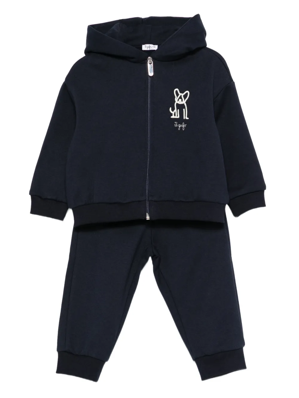 Il Gufo logo-embroidered tracksuit set | Blue | Image 1