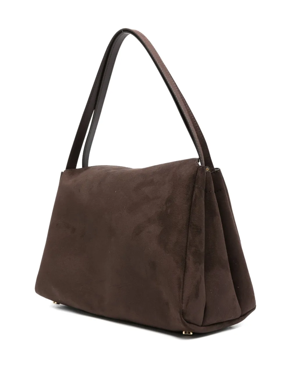 Themoirè Clasp-fastening Tote Bag In Brown