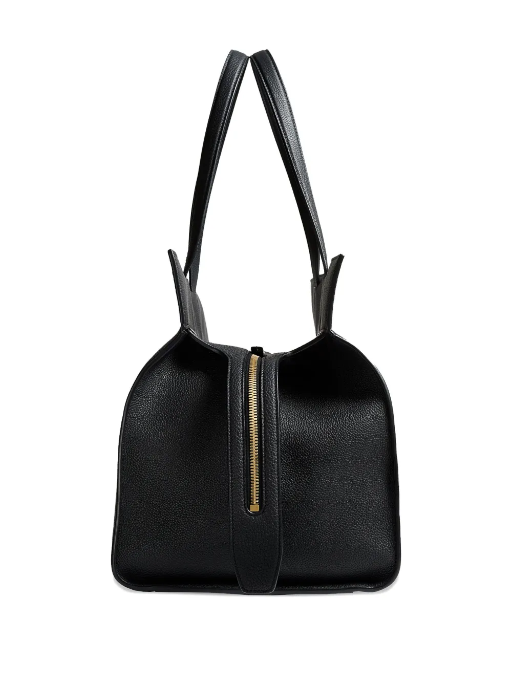 KHAITE Crosby two-handle zip-closure shoulder bag Zwart
