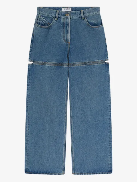 The Attico cut-out jeans