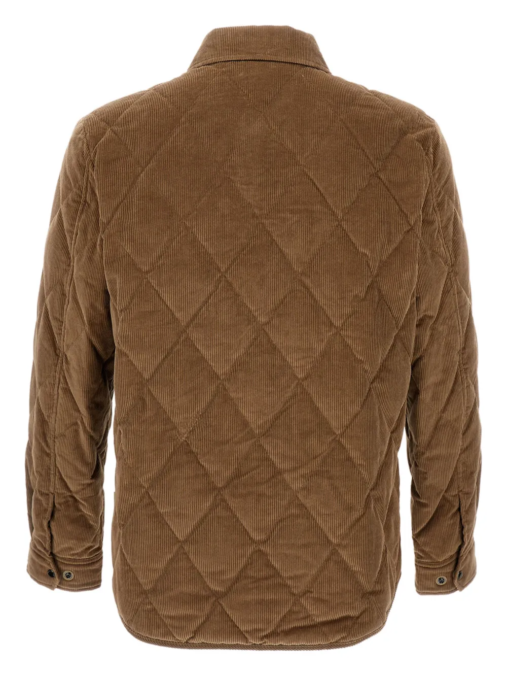 Woolrich Gewatteerd ribfluwelen jack Bruin