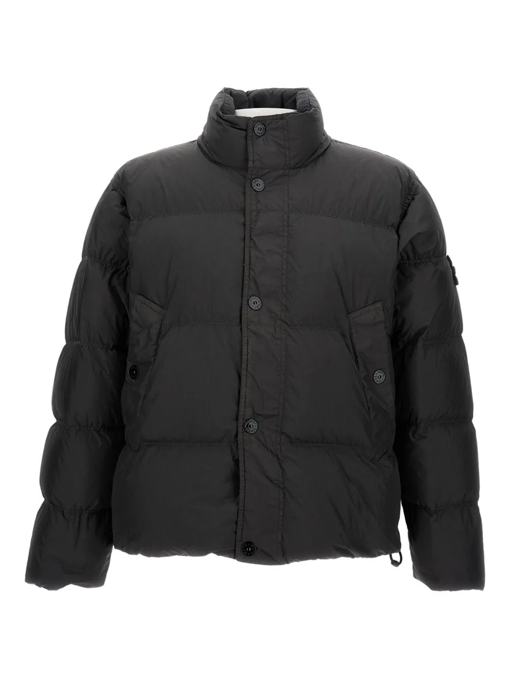 Stone Island ハイネック パデッドコート - ブラック Stone Island ハイネック パデッドコート - ブラック