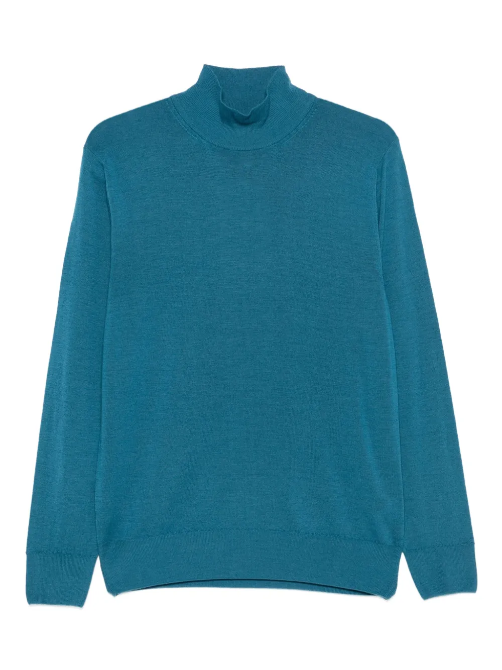 Canali high-neck wool sweater | Blue | Image 1