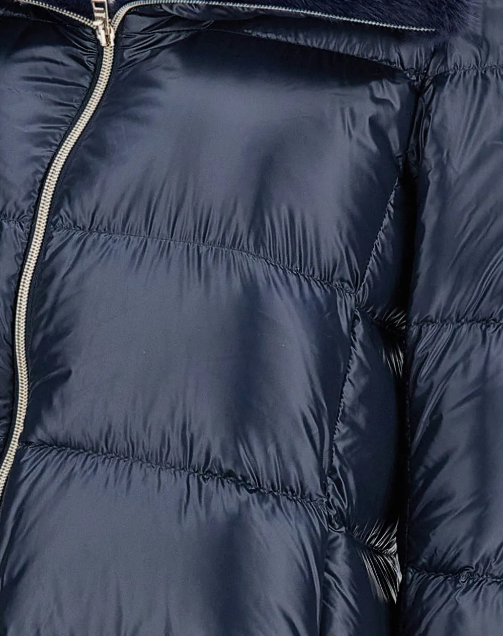 Herno Gewatteerde mantel Blauw