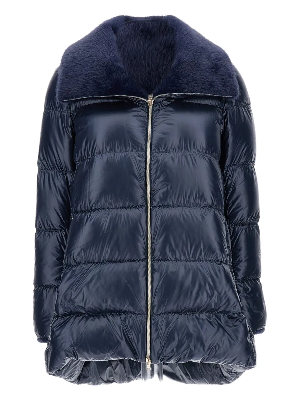 Herno Gewatteerde mantel Blauw