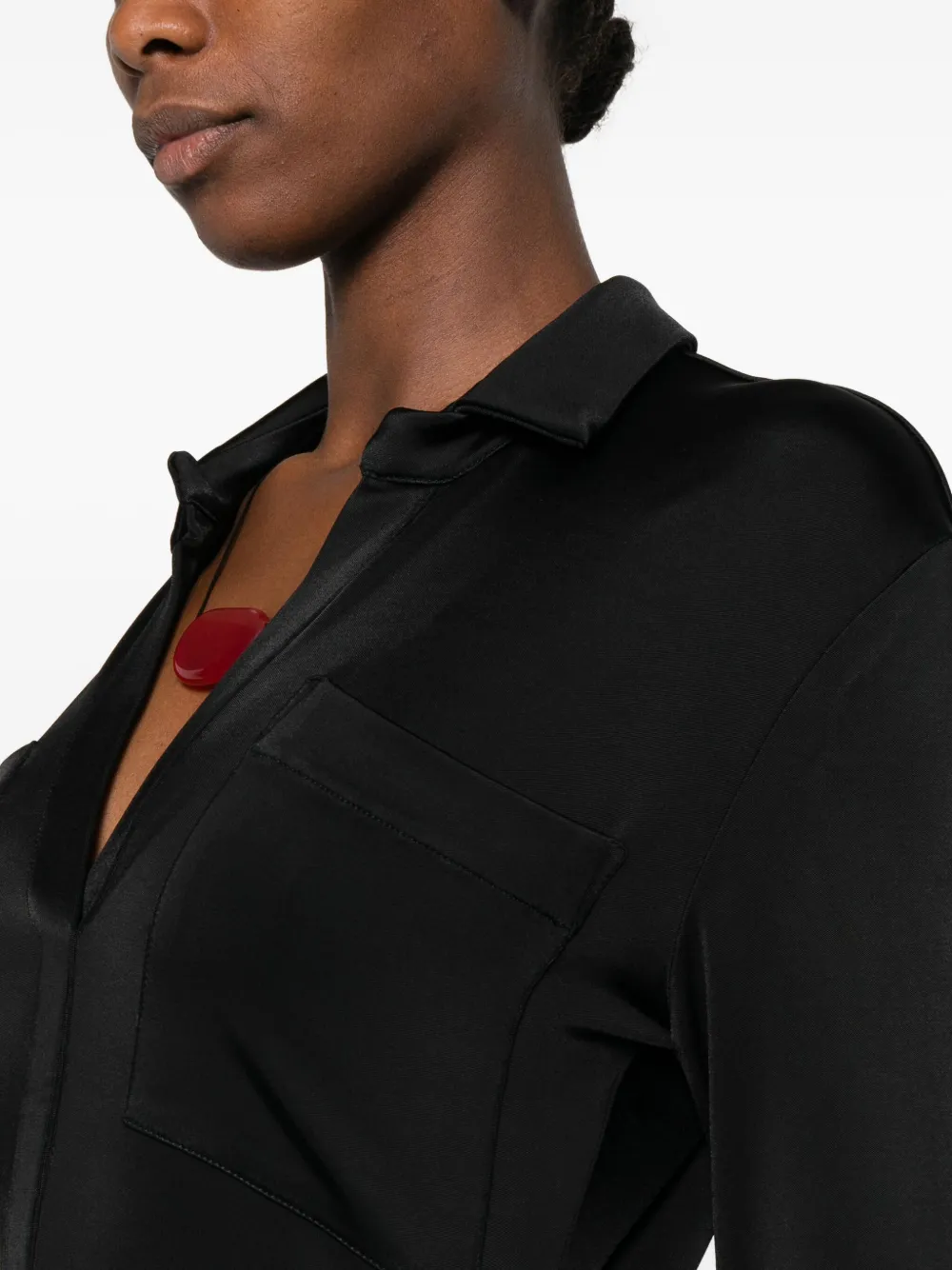 Tove Iana Draped Dress In Black