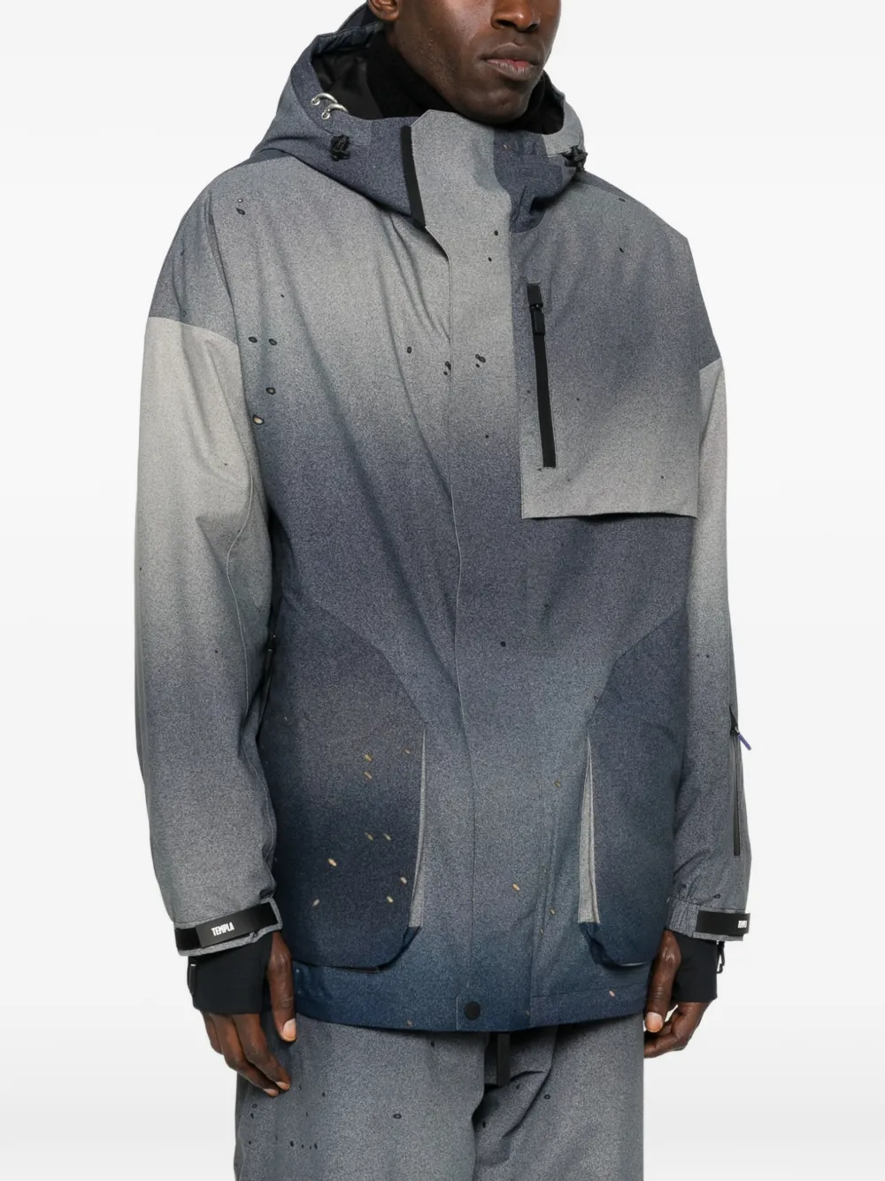  Templa Zip-fastening Ski Jacket - Grey 