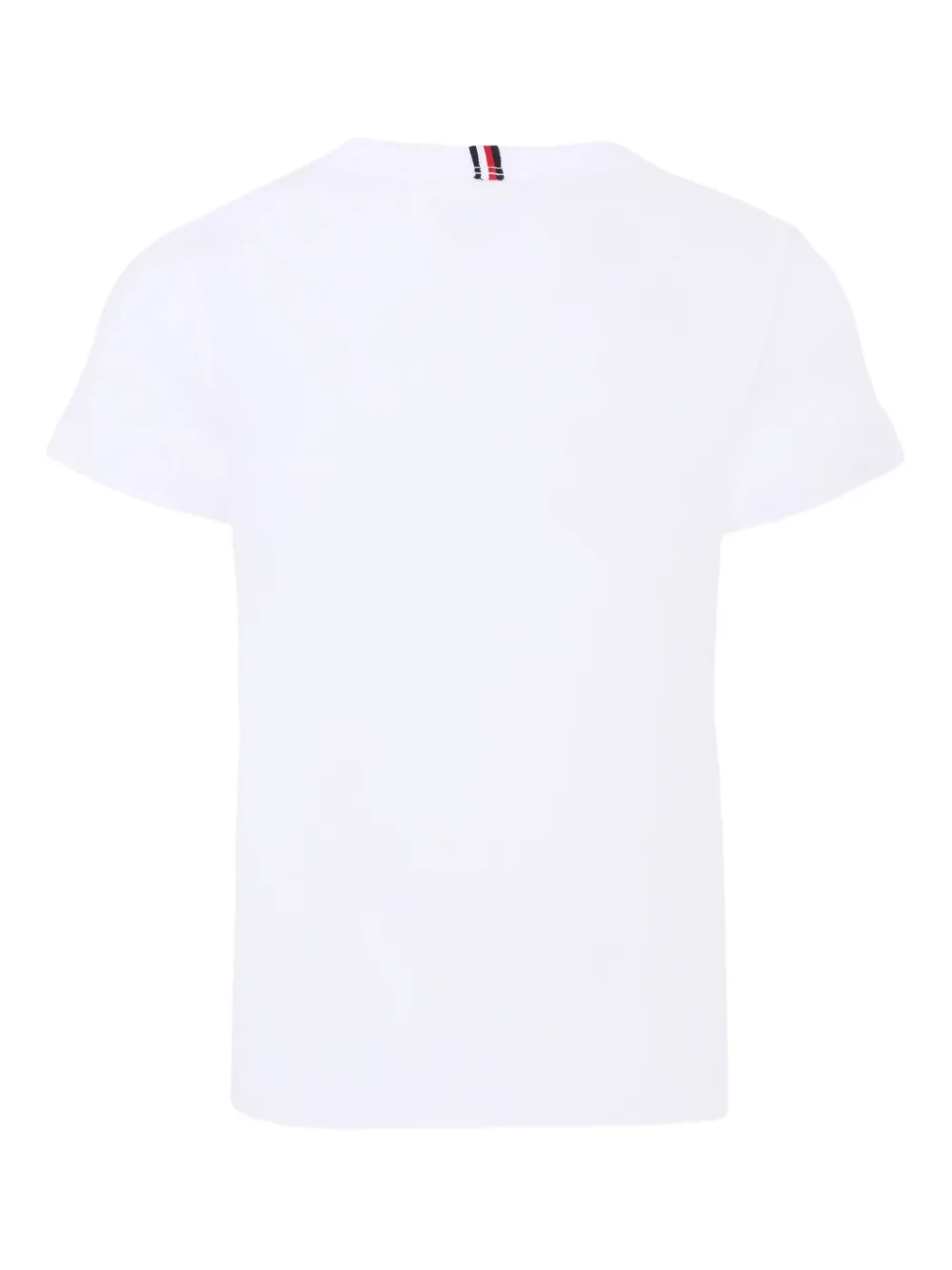 Tommy Hilfiger Junior logo-detail T-shirt Wit