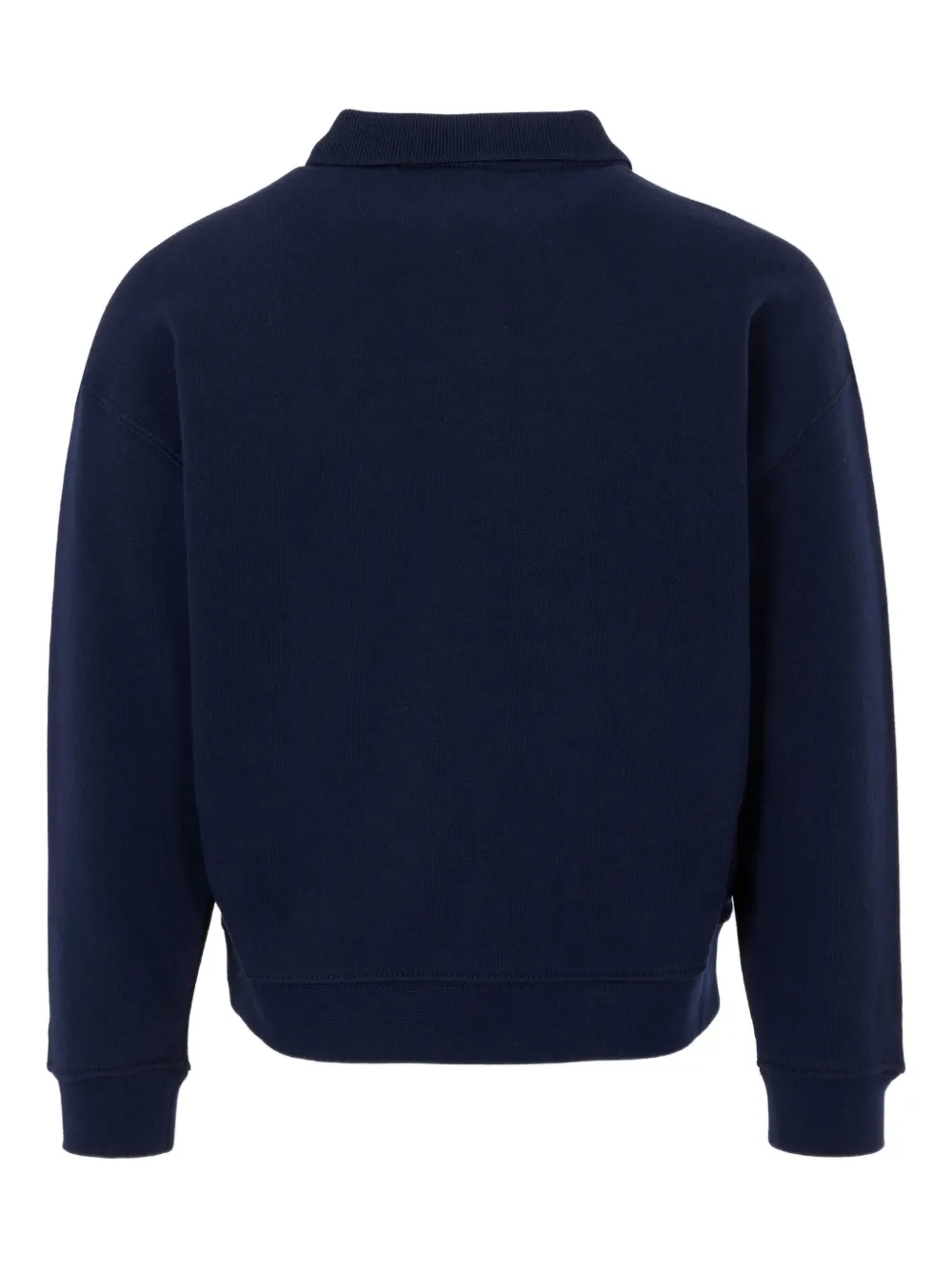 Tommy Hilfiger Junior logo-patch polo shirt Blauw