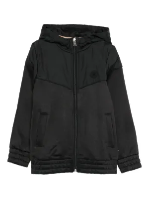 モンクレール MONCLER ブルゾン ジャンバー NEW URVILLE Black New Urville Hooded Jacket - Jackets & Raincoats for Children