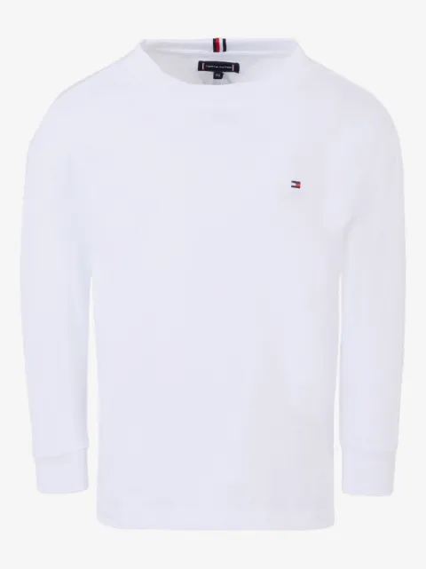Tommy Hilfiger Junior playera manga larga con logo