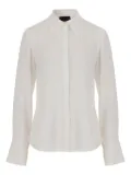 F.It pointed-collar buttoned-cuff shirt - White
