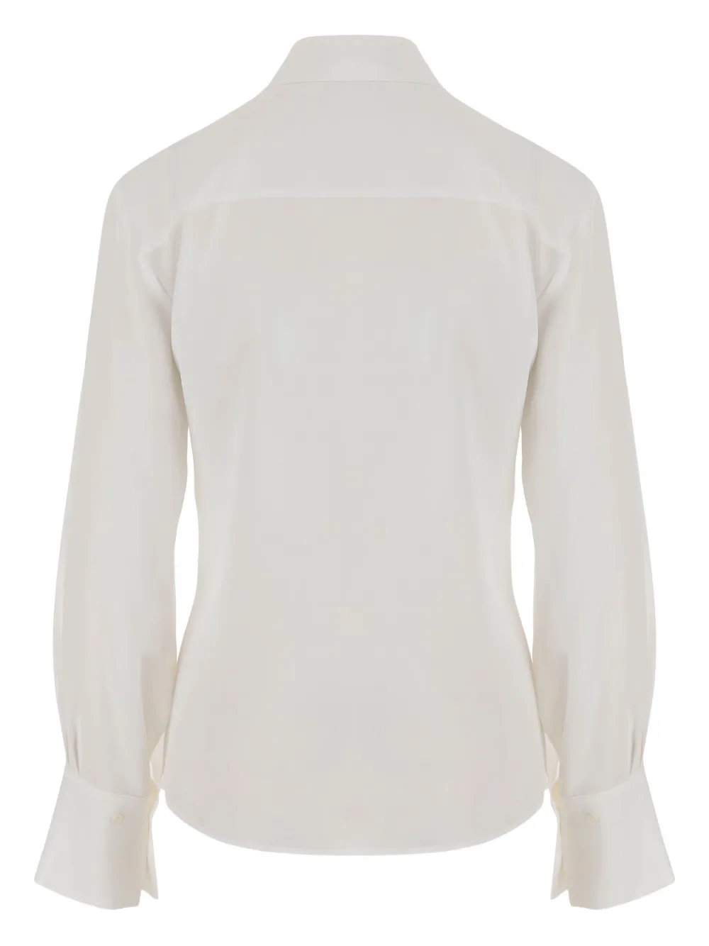 F.It Blouse met puntkraag en manchetten met knopen - Wit