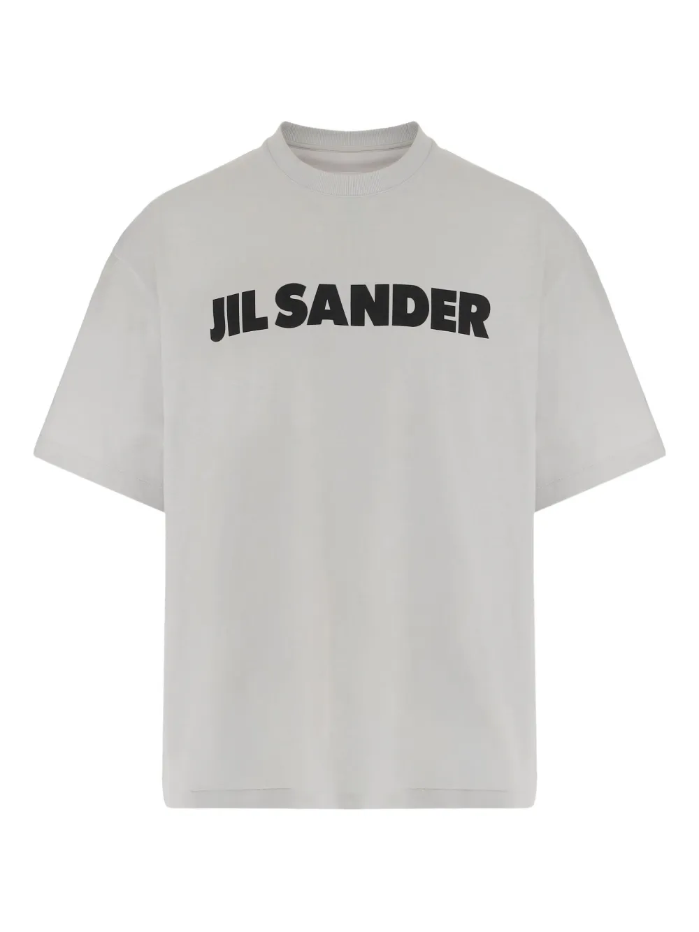Jil Sander Katoenen T-shirt met logoprint Grijs