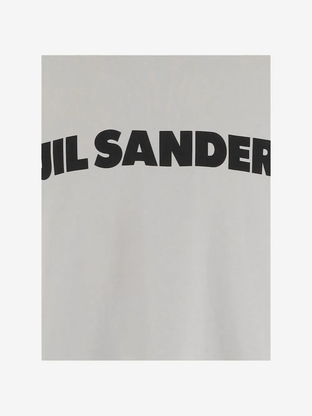 Jil Sander Katoenen T-shirt met logoprint Grijs