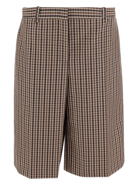 Jil Sander plaid wool shorts