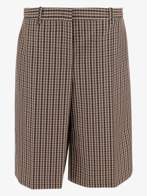 Jil Sander plaid wool shorts