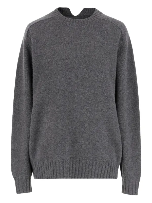 Carven Cashmere Sweater in Grey