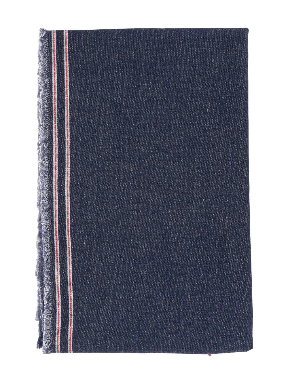 Faliero Sarti Sjaal met franje Blauw