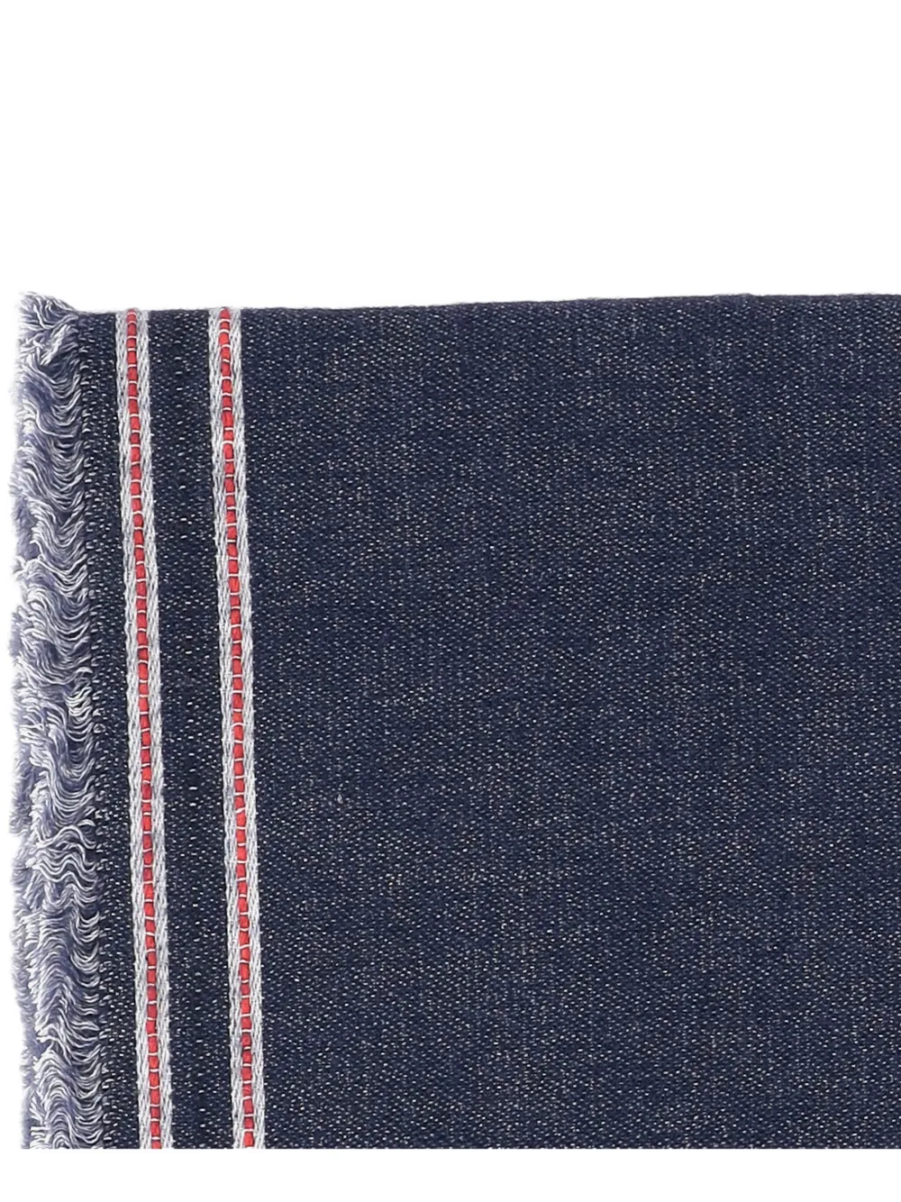 Faliero Sarti Sjaal met franje Blauw