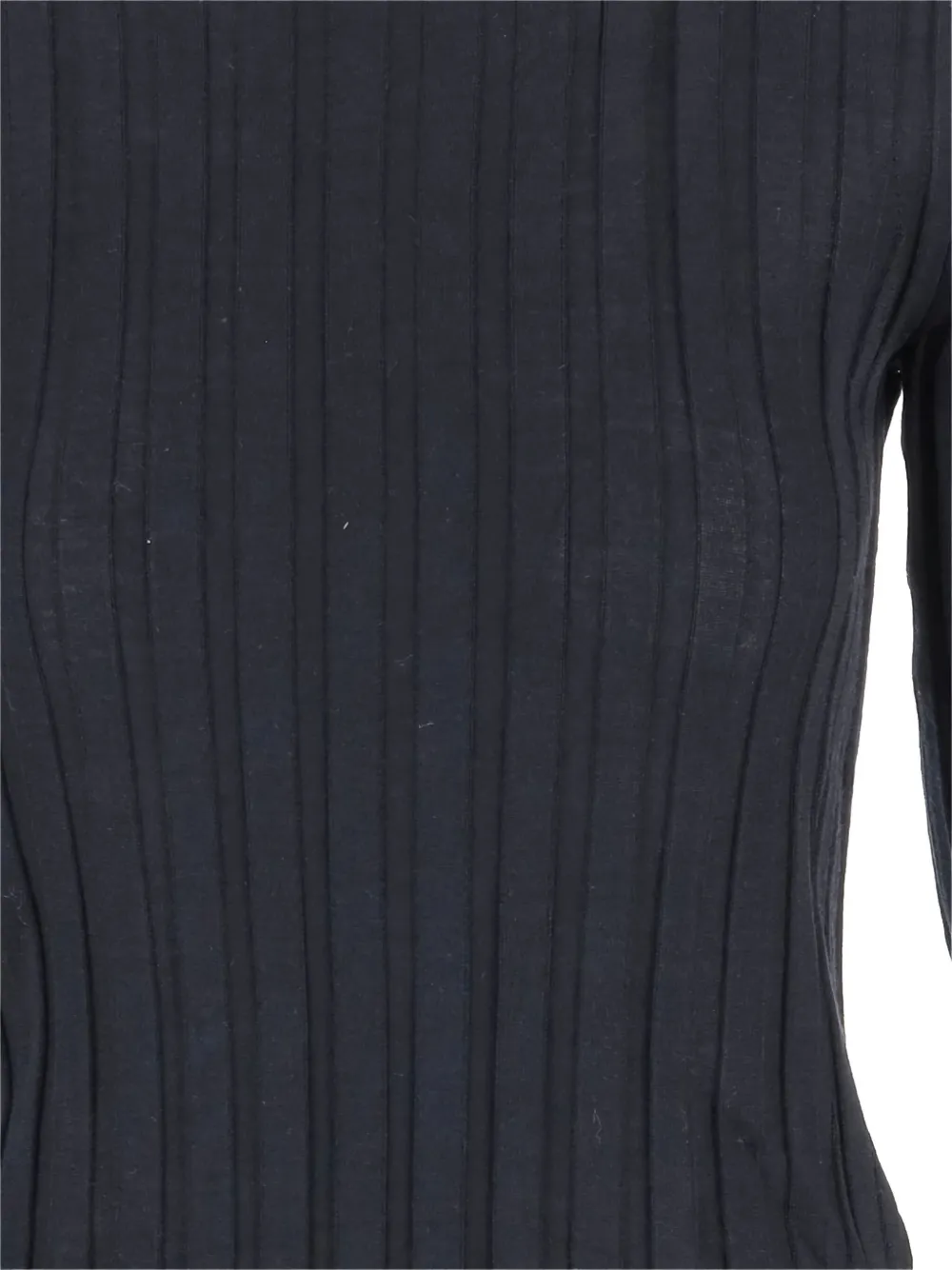 Carven ribbed crew-neck sweater Zwart