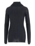 Carven ribbed turtleneck sweater - Blue