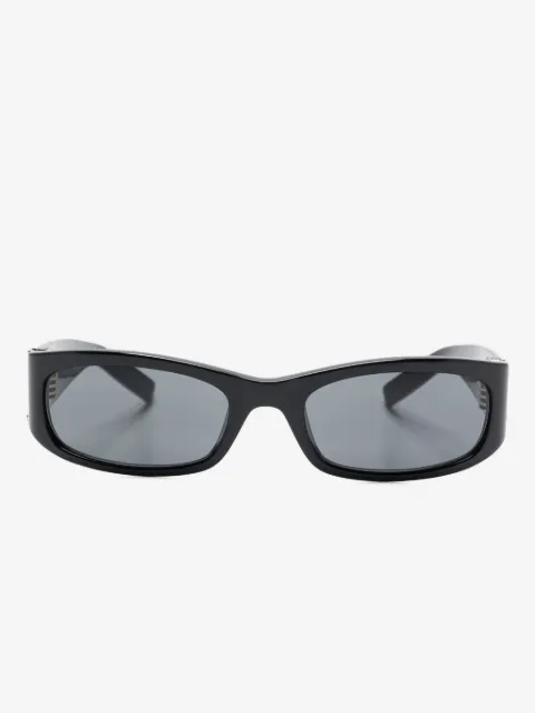 Saint Laurent Eyewear logo-plaque rectangle sunglasses