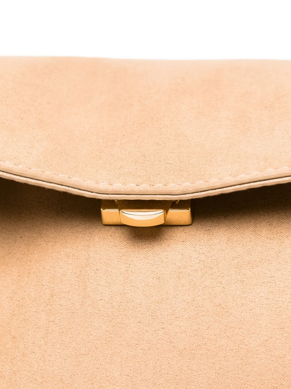 Themoirè flap-closure tote bag Bruin