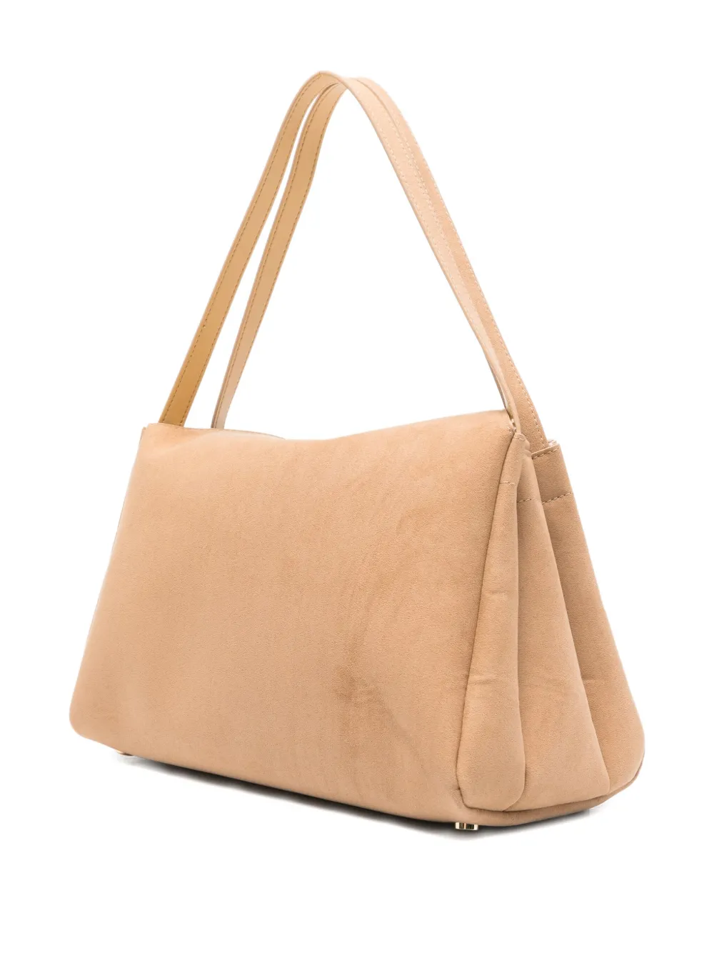 Themoirè flap-closure tote bag Bruin