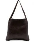 DRAGON DIFFUSION woven leather shoulder bag - Brown