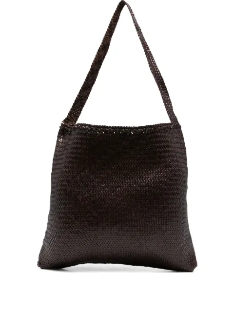 DRAGON DIFFUSION woven leather shoulder bag