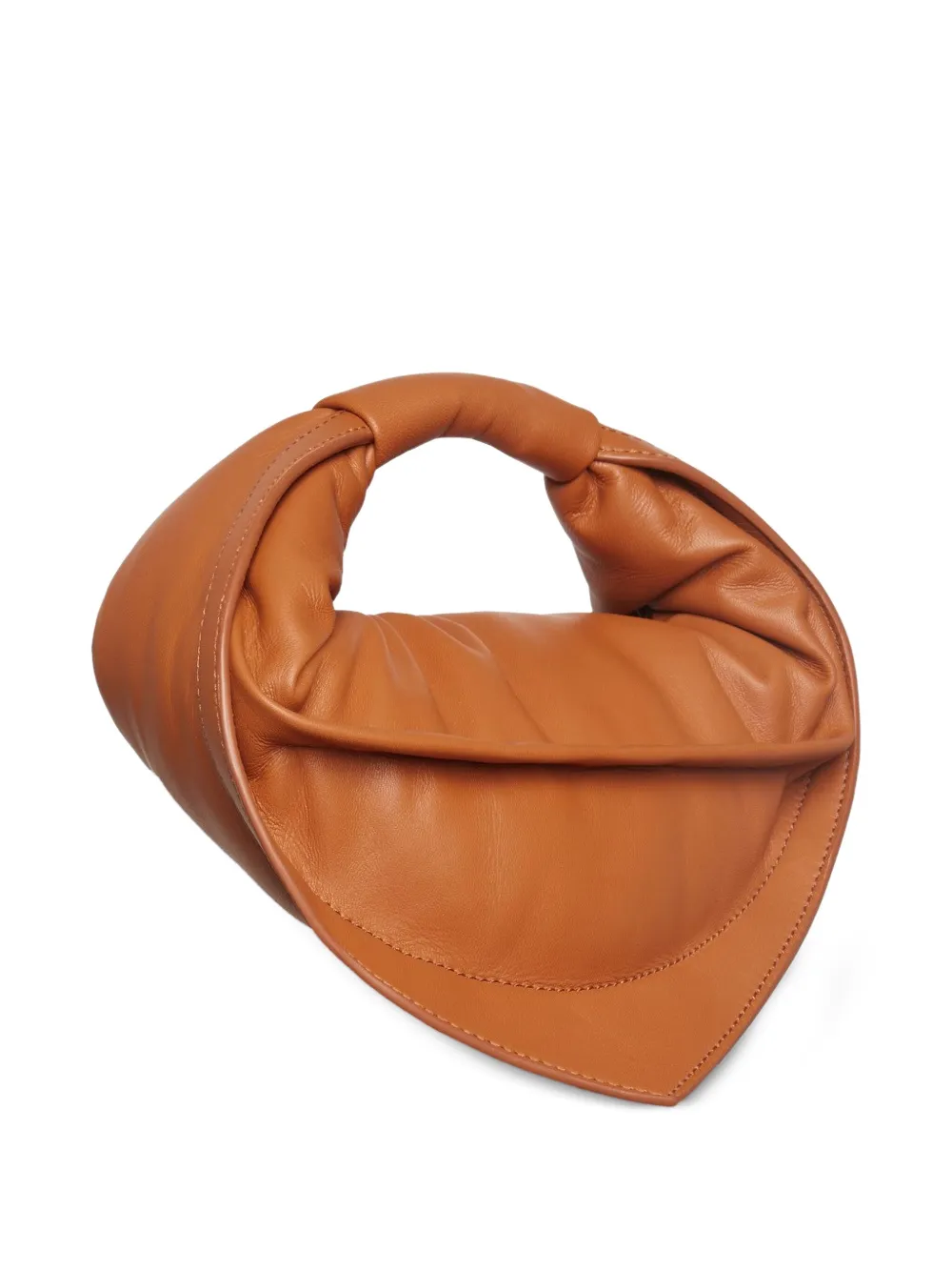 FEDERICO CINA knotted leather tote bag - Bruin