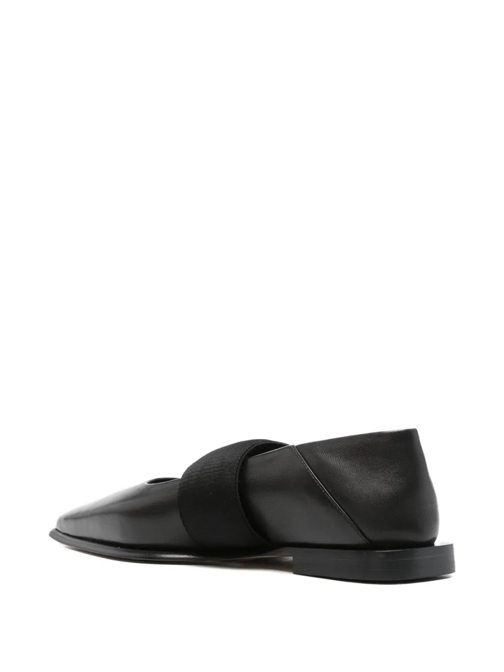 Sportmax leather ballet flats Black