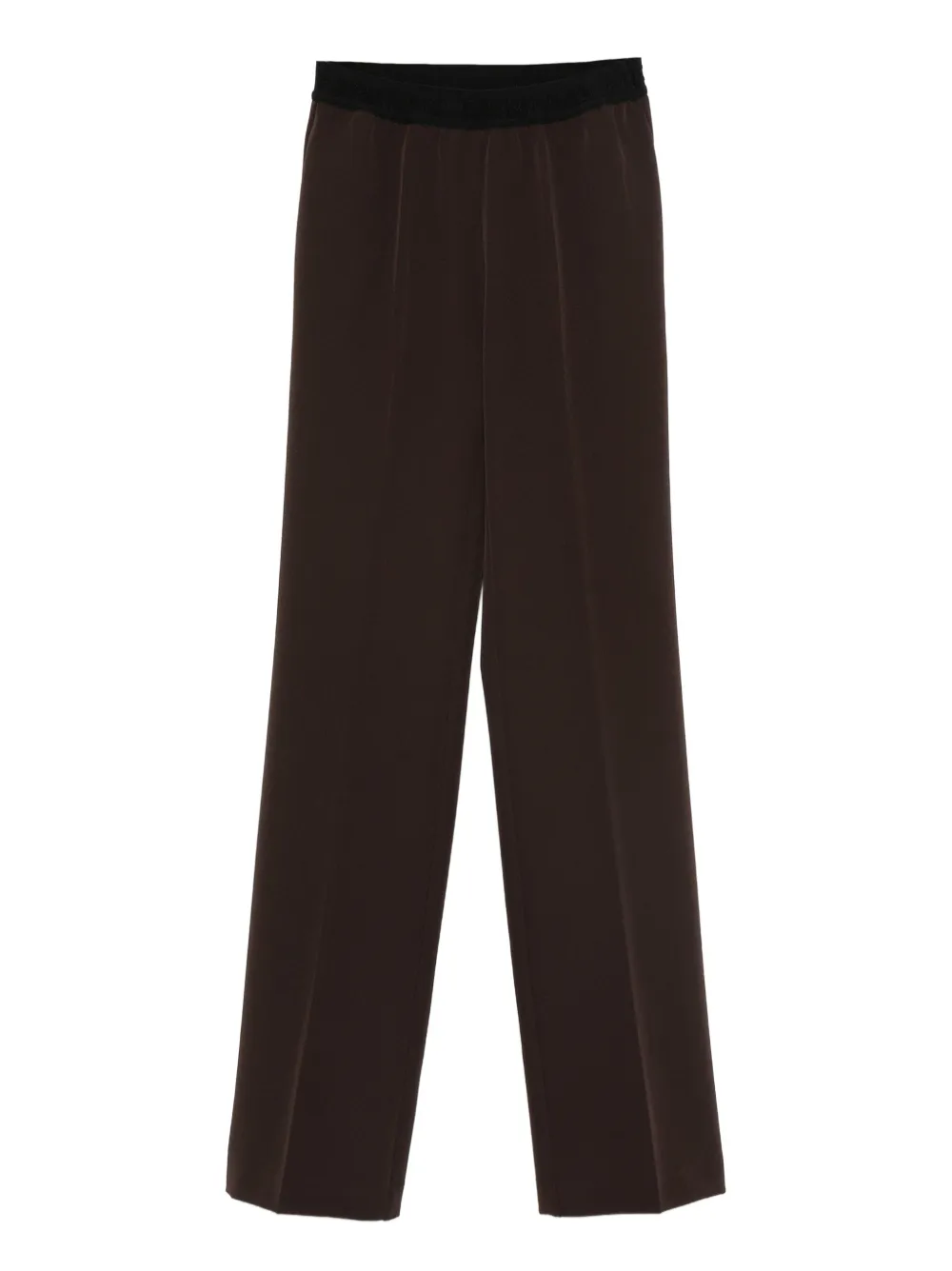 ERMANNO FIRENZE Broek met elastische taille Bruin