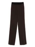 ERMANNO FIRENZE elasticated-waist trousers - Brown