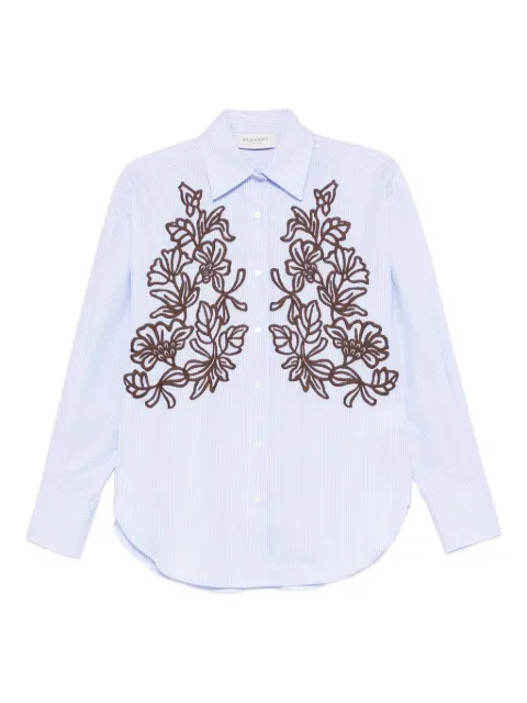 ERMANNO FIRENZE  striped embroidered shirt