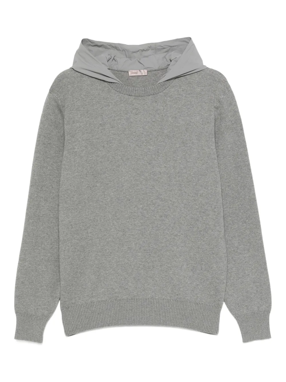 Herno cotton hoodie Grijs