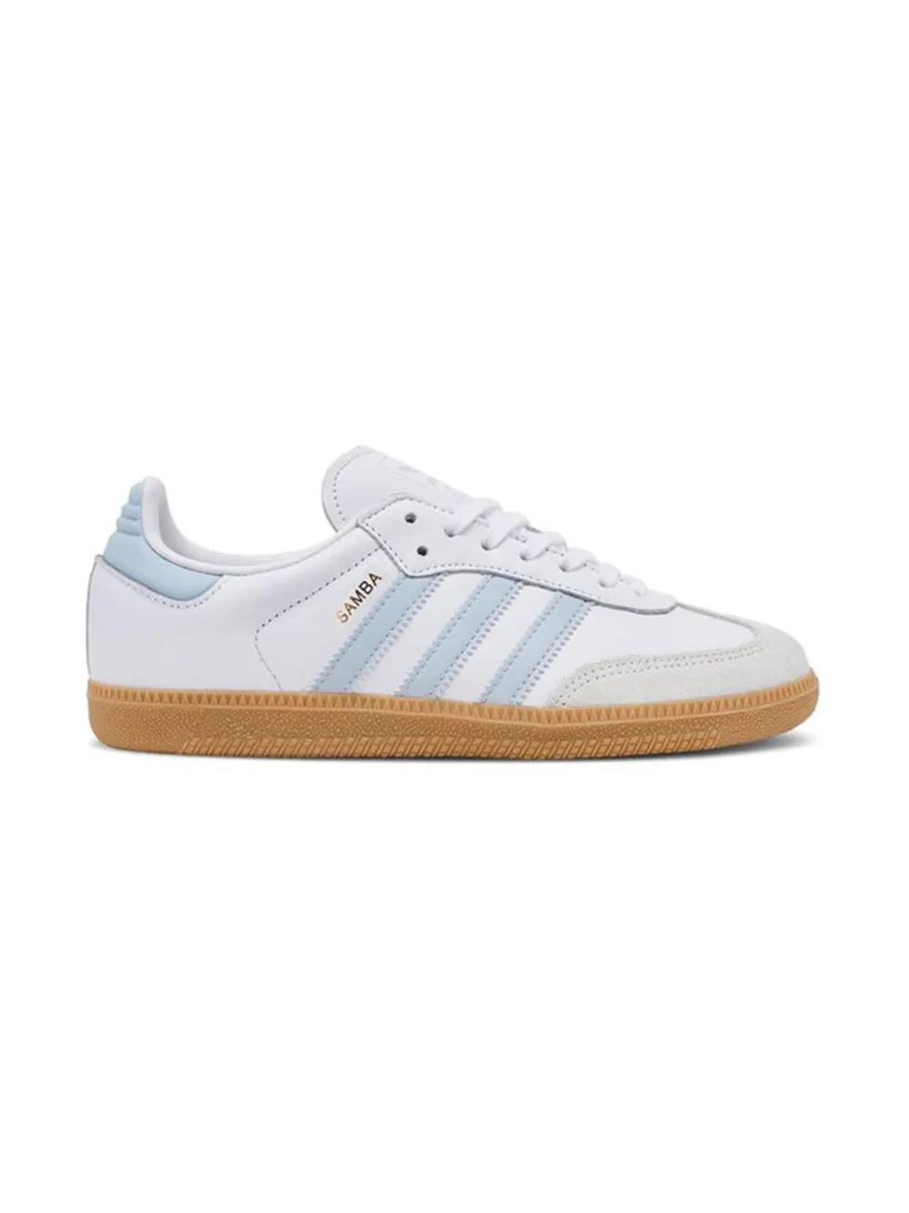 adidas Samba OG J GS "White Halo Blue Gum" sneakers - ホワイト adidas Samba OG J GS "White Halo Blue Gum" sneakers - ホワイト
