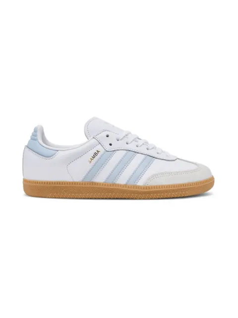 adidas Samba OG J GS "White Halo Blue Gum" sneakers