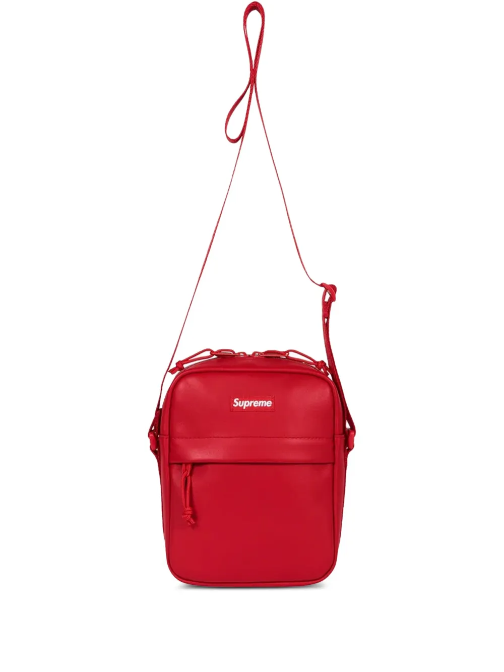 Supreme leather shoulder bag | Red | Image 1
