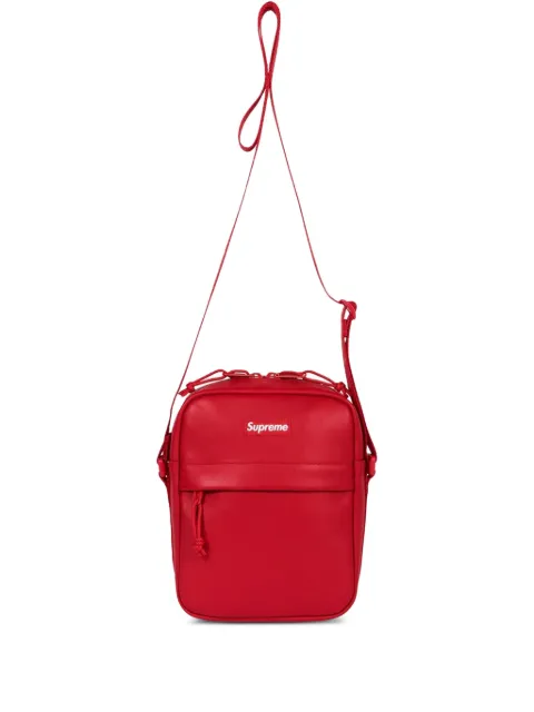 Supreme leather shoulder bag