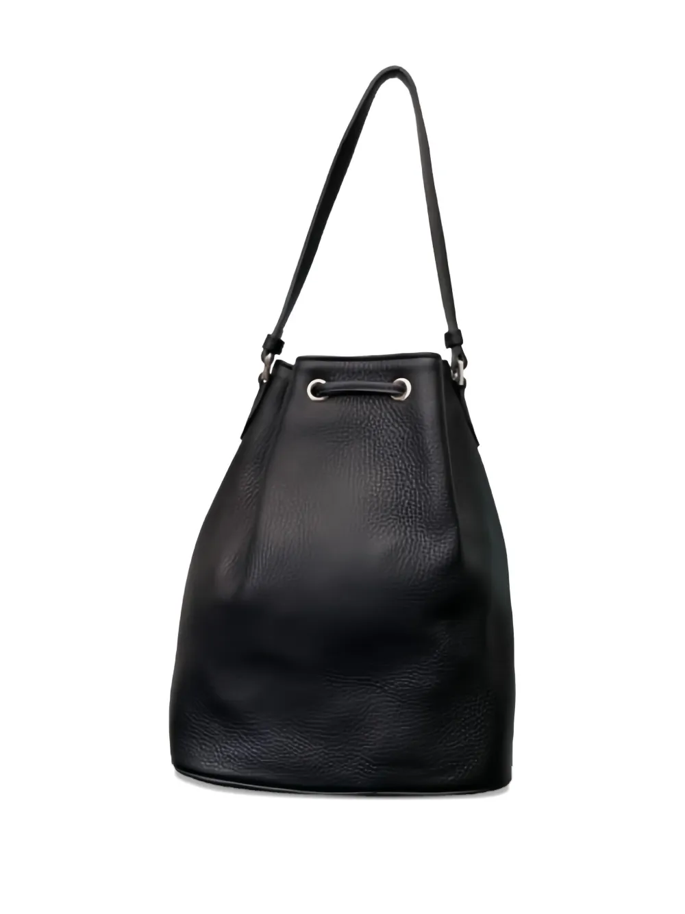 La Rose Drawstring-fastening Cross Body Bag In Black