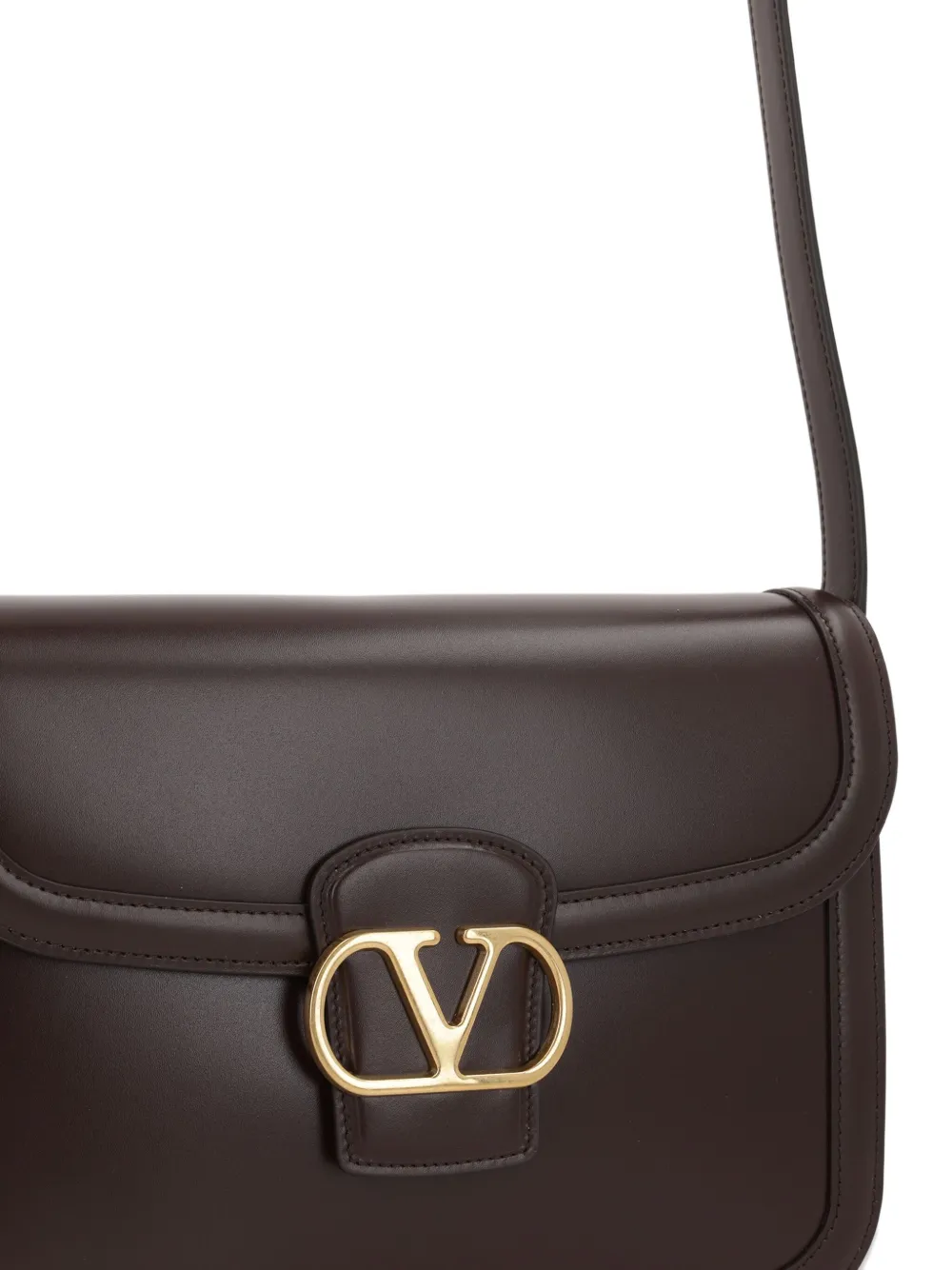 Valentino Garavani Messengertas met logo Bruin