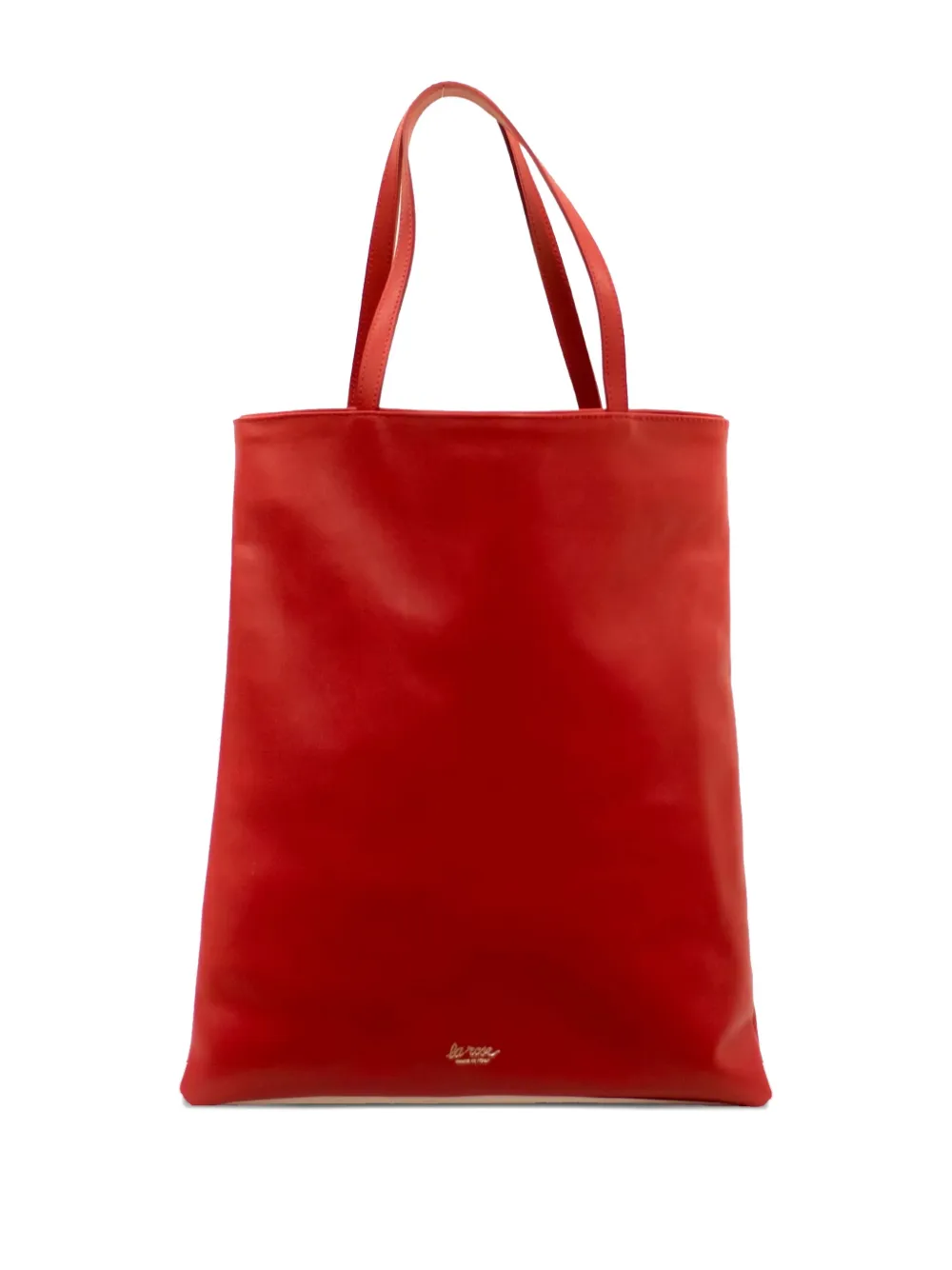 LA ROSE Borsa tote in pelle - Rosso