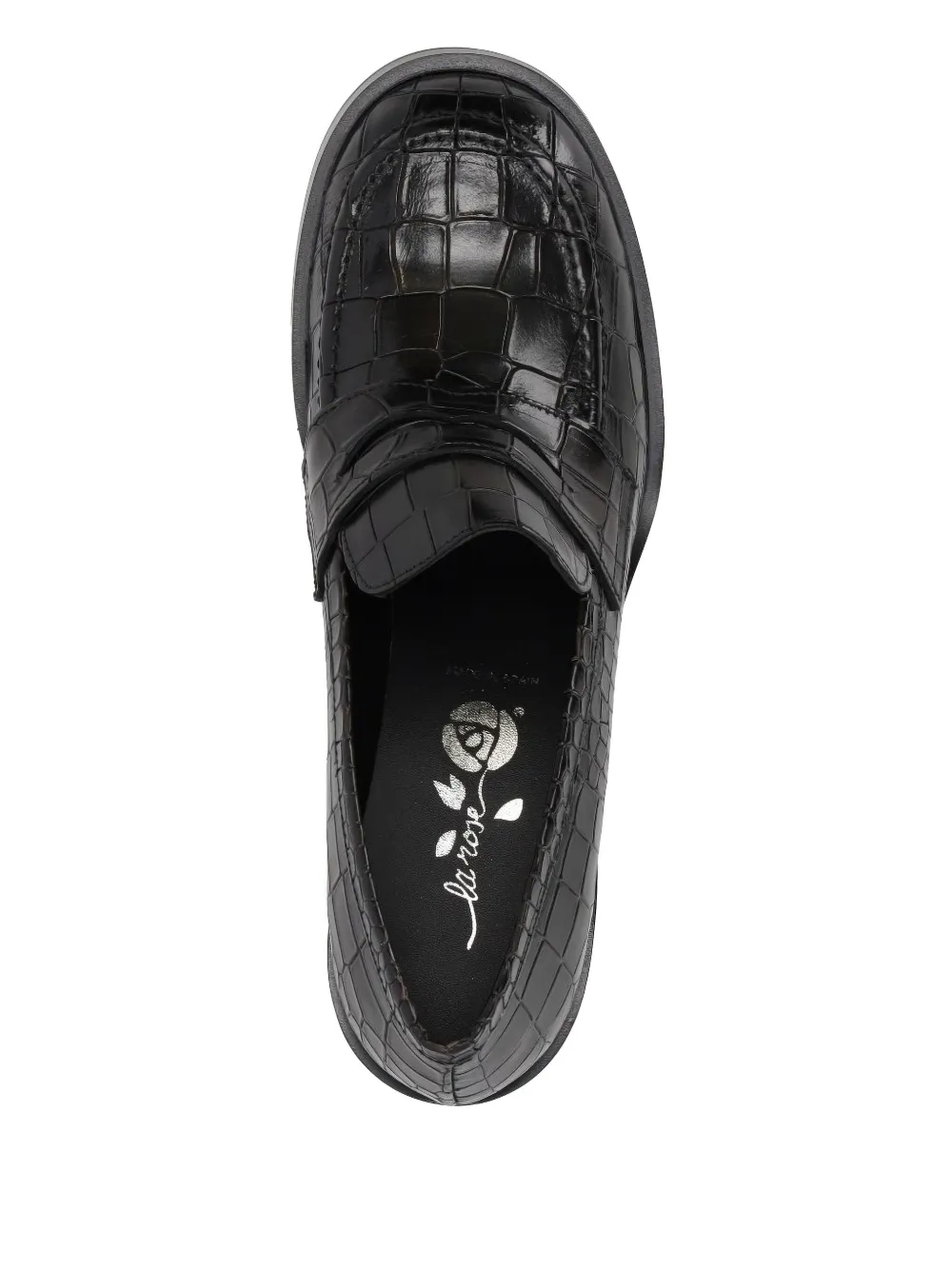 LA ROSE Cristin loafers Zwart