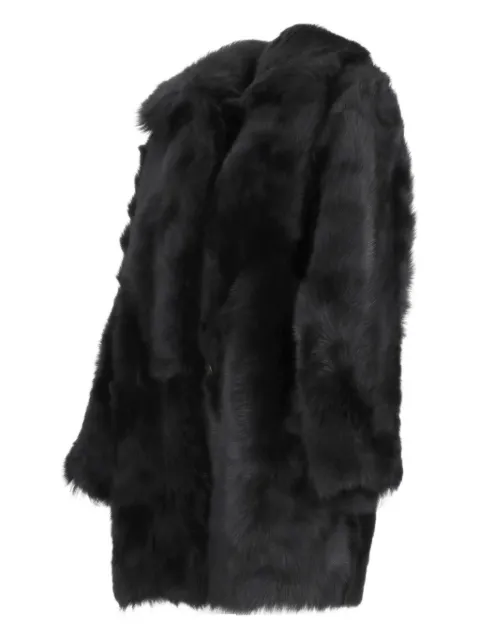 LA ROSE faux-fur coat